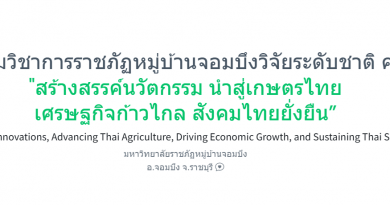 ขอเชิญชวนส่งบทความเพื่อนำเสนอผลงานวิจัย/ผลงานวิชาการ ในการประชุมวิชาการระดับชาติราชภัฏหมู่บ้านจอมบึง ครั้งที่ 14