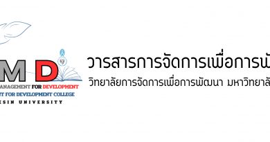 ขอเชิญชวนส่งบทความเพื่อพิจารณาตีพิมพ์ในวารสารการจัดการเพื่อการพัฒนา มหาวิทยาลัยทักษิณ