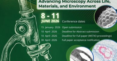 ขอเชิญเข้าร่วมเสนอผลงานงานประชุมวิชาการนานาชาติ The 43rd International Conference of the Microscopy Society of Thailand