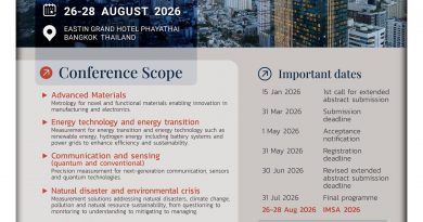 ประชาสัมพันธ์งานประชุมวิชาการนานาชาติ The 2nd International Conference on Measurement Sciences and Applications (IMSA 2026)